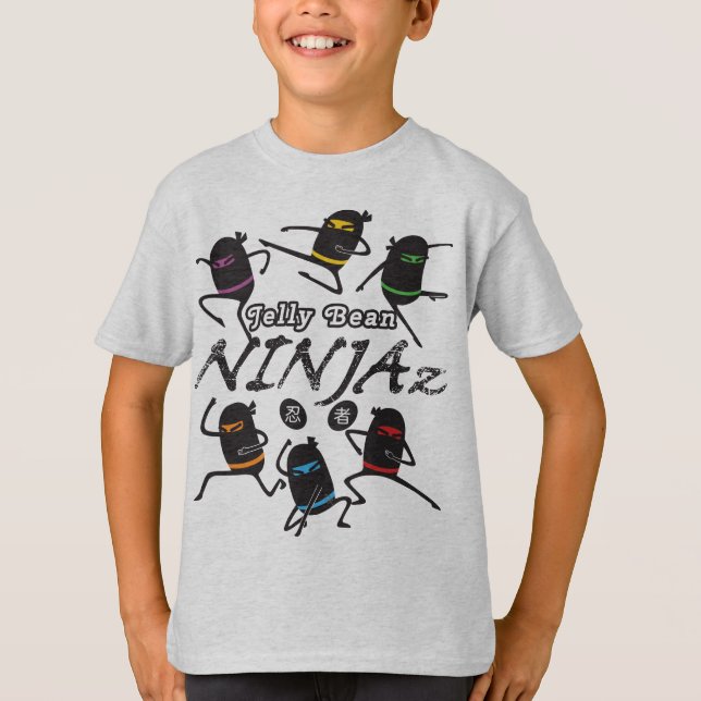 KindNinja T - Shirt: Geleebonbon Ninjaz T-Shirt (Vorderseite)