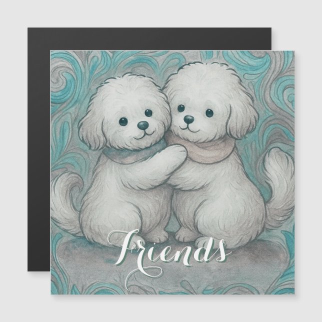 Kindred Paws  Magnetkarte (Vorne/Hinten)