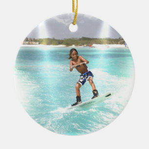 KindWakeboarding Verzierung Keramik Ornament
