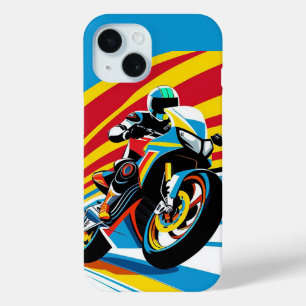 Kinematografische Motorradfahrt durch die goldene  Case-Mate iPhone Hülle