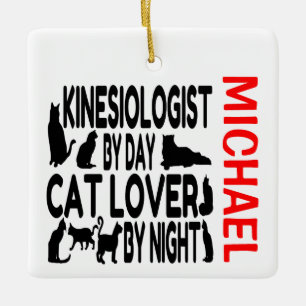 Kinesiologe Lieben Cats CUSTOM Keramikornament