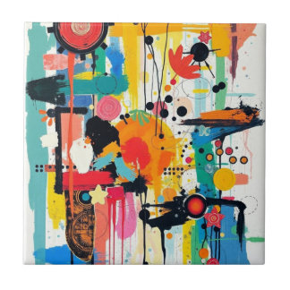 Kinetic Color Burst Fliese