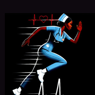 Kinetic Energy Nurse Magnet