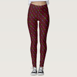 Kinetic Kariert Print Leggings