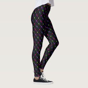 Kinetic Karo-Druck Leggings