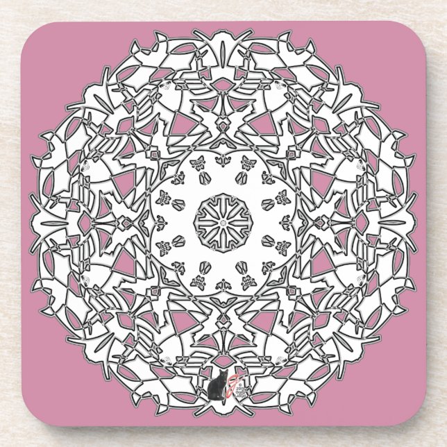 Kinetic Octa Glyph Dawn Untersetzer (Vorderseite)