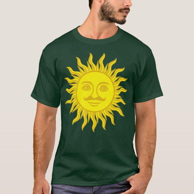 King Arthur Holy Grail Sun T-Shirt (Vorderseite)