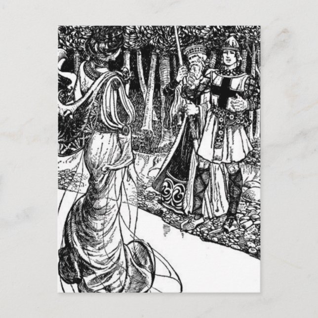 King Arthur Postcard Postkarte (Vorderseite)