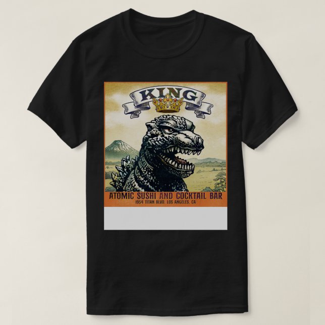 King Atomic Sushi T-Shirt (Design vorne)