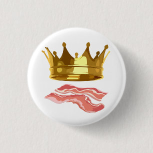 King Bacon Button