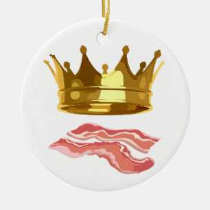 King Bacon Keramik Ornament