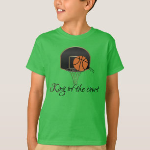 King Basketball Vneck T - Shirt