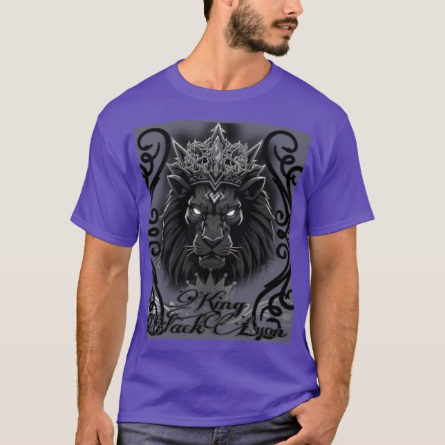 King black Lyon style with class T-Shirt (Vorderseite)