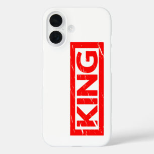 King Briefmarke iPhone 16 Hülle