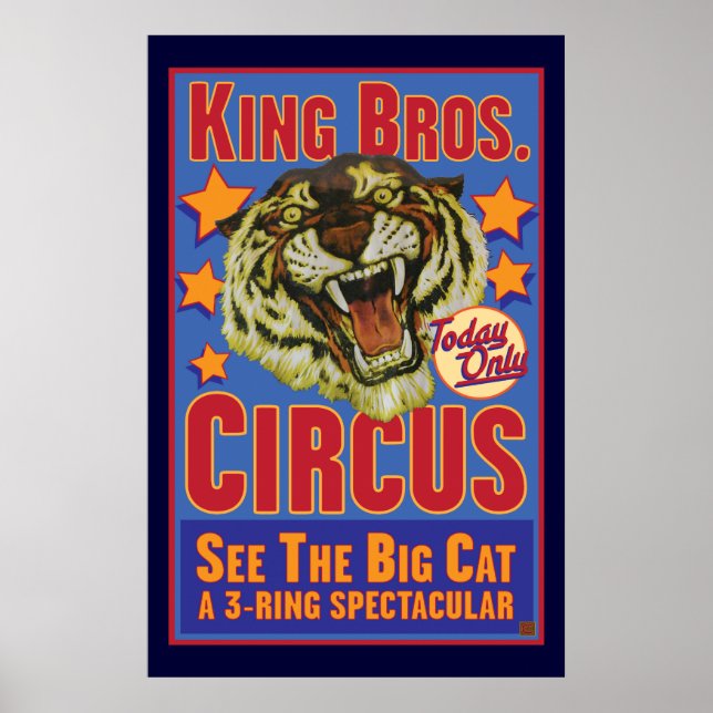 King Bros. Zirkus Poster (Vorne)