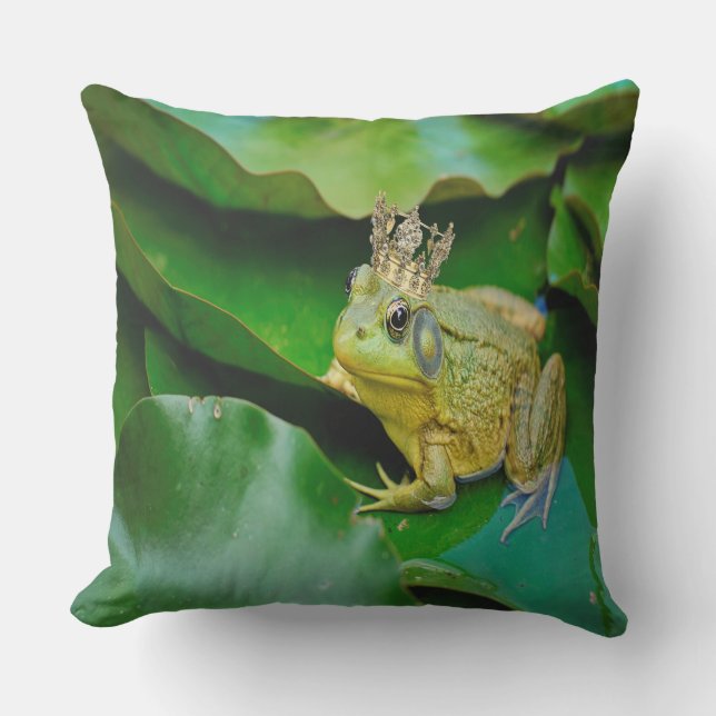 King Bullfrong Kissen (Vorderseite)