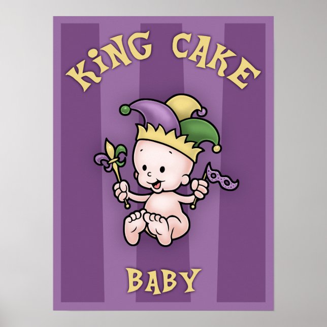 King Cake Baby Poster (Vorne)