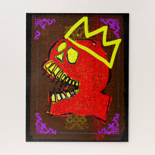 King Calavera Skull Geek NFT Art Puzzle