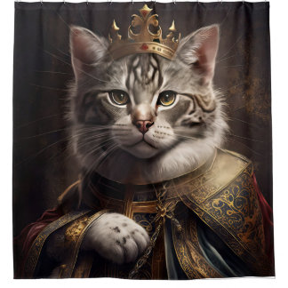 King Cat Duschvorhang