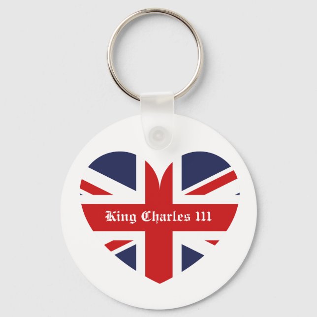 King Charles 111 Crown Royal Schlüsselanhänger (Vorderseite)