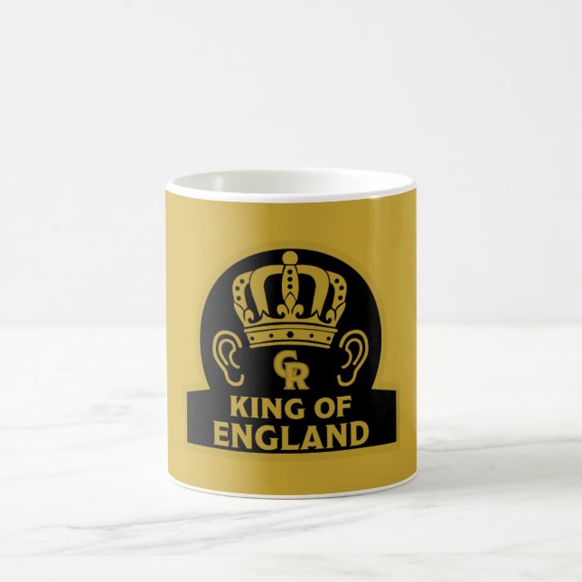 King Charles British Royal Crown Coffee Tasse (Mittel)