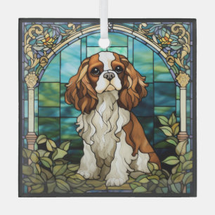 King Charles Cavalier Spaniel Dog Glass Ornament Aus Glas