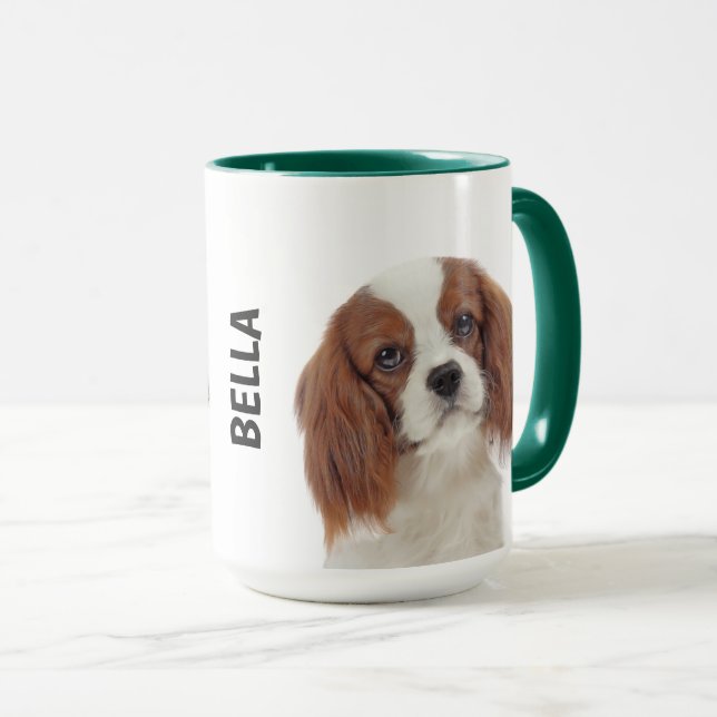 King Charles Cavalier Spaniel Personalized Mug Tasse (VorderseiteRechts)
