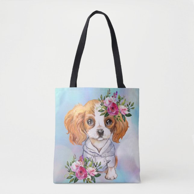 King Charles Cavalier Tote Bag (Vorderseite)