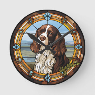 King Charles Cavalier Wall Clock Runde Wanduhr