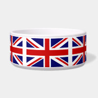 King Charles Coronation UK flagge pet bowl