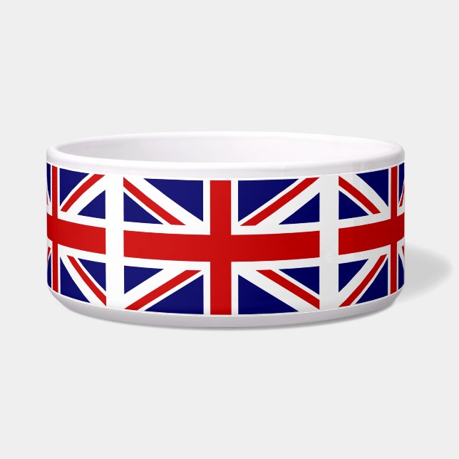King Charles Coronation UK flagge pet bowl Napf (Rechts)