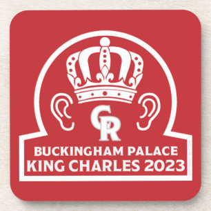 King Charles English Royal Coronation 2023 Getränkeuntersetzer