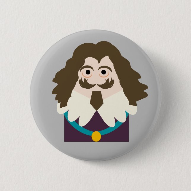 King Charles I Button (Vorderseite)