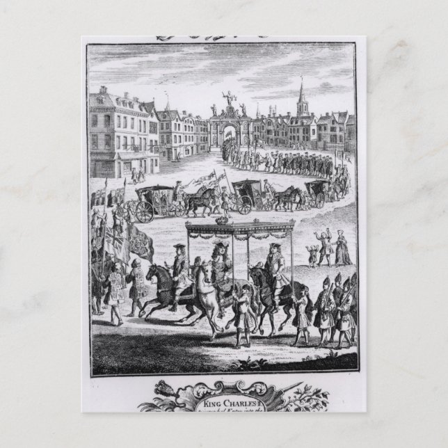 King Charles II Postkarte (Vorderseite)