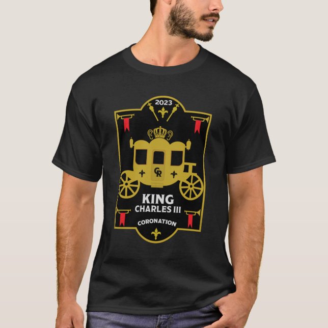 King Charles III British Coronation 2023 T-Shirt (Vorderseite)