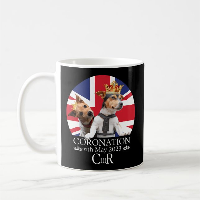 King Charles III Coronation Britische Fahne The Ki Kaffeetasse (Links)