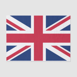 King Charles III Coronation, Britische Flagge, Par Seidenpapier