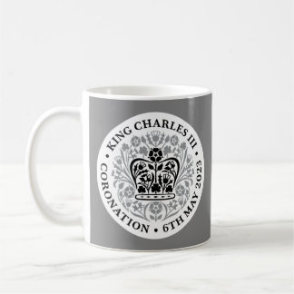 King Charles III Coronation Emblem Tee/Kaffee Tass Kaffeetasse