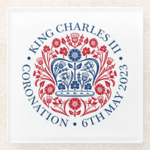 King Charles III Coronation Glasuntersetzer