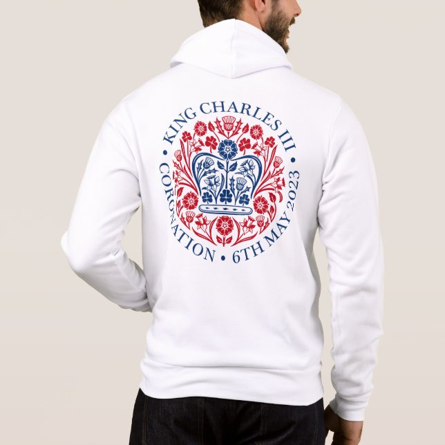 King Charles III Coronation Hoodie (Rückseite)