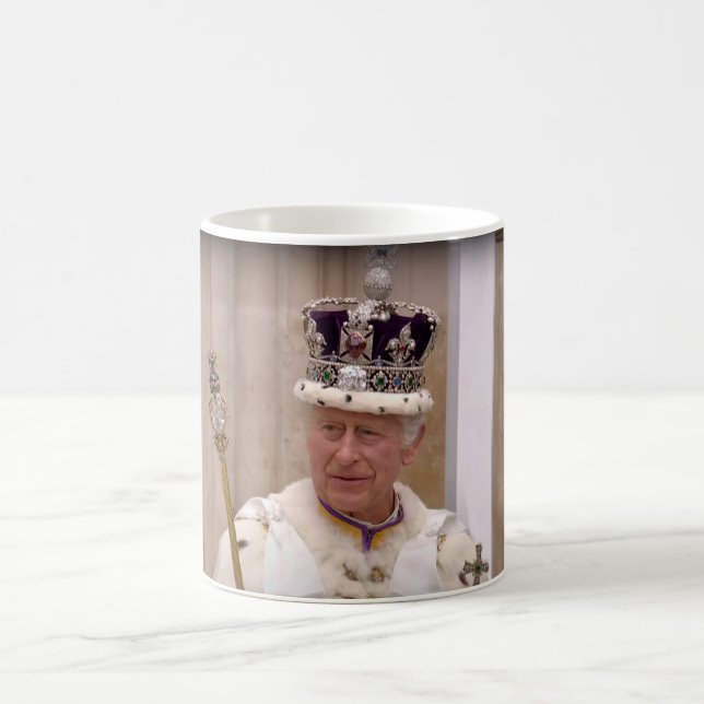 King Charles III Coronation Kaffeetasse (Mittel)