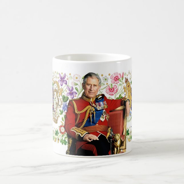 King Charles III Coronation Kaffeetasse (Mittel)