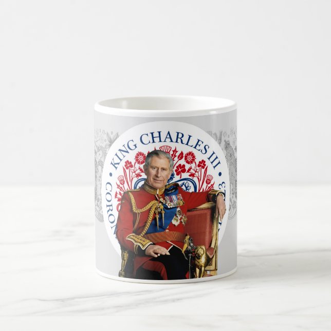 King Charles III Coronation Kaffeetasse (Mittel)