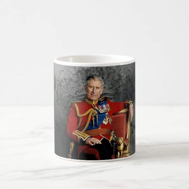 King Charles III Coronation Kaffeetasse (Mittel)