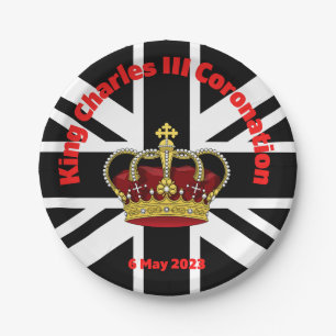King Charles III Coronation Pappteller