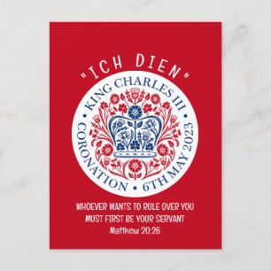 KING CHARLES III Coronation Postkarte