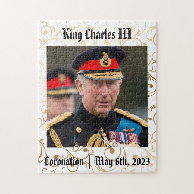 King Charles III Coronation Puzzle (Vertikal)