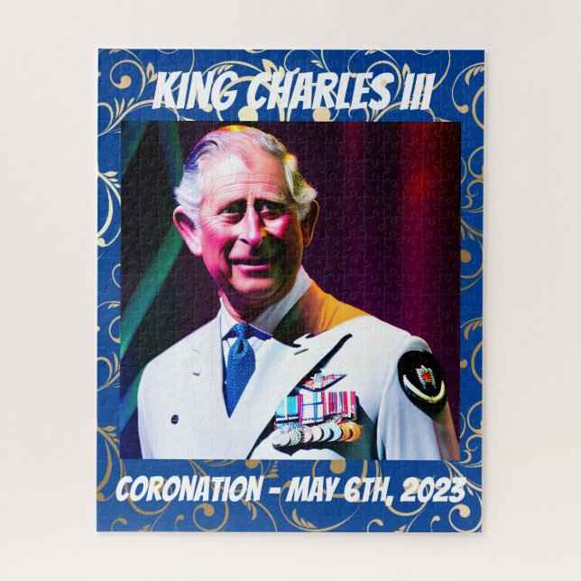 King Charles III Coronation Puzzle (Vertikal)