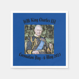King Charles III Coronation Serviette