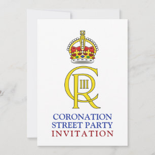 King Charles III Coronation Street Party Einladung